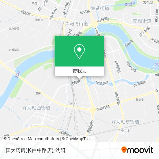 国大药房(长白中路店)地图