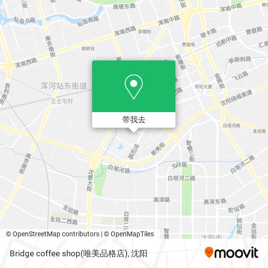 Bridge coffee shop(唯美品格店)地图