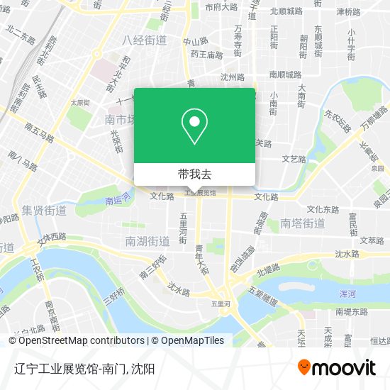 辽宁工业展览馆-南门地图