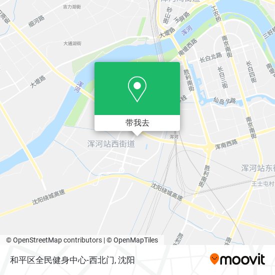 和平区全民健身中心-西北门地图