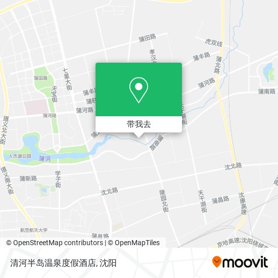清河半岛温泉度假酒店地图