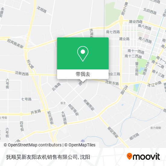 抚顺昊新友阳农机销售有限公司地图