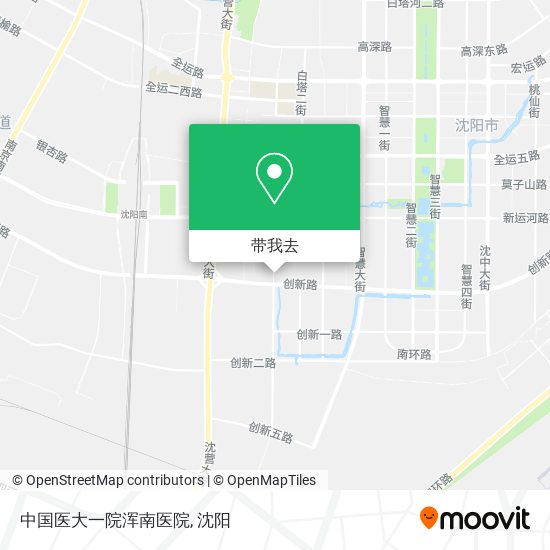 中国医大一院浑南医院地图