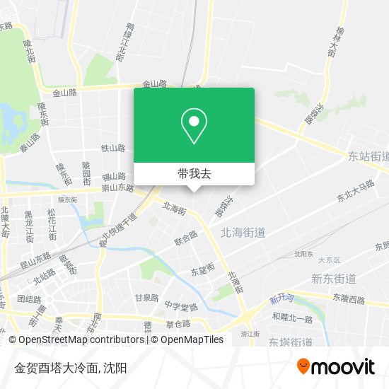金贺酉塔大冷面地图