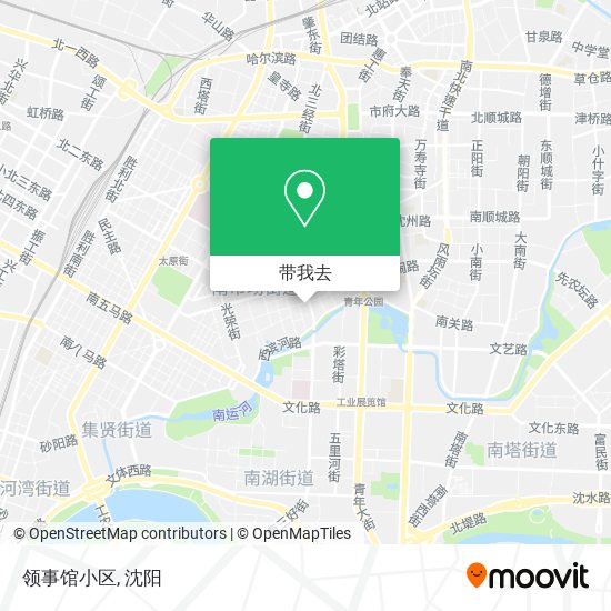 领事馆小区地图