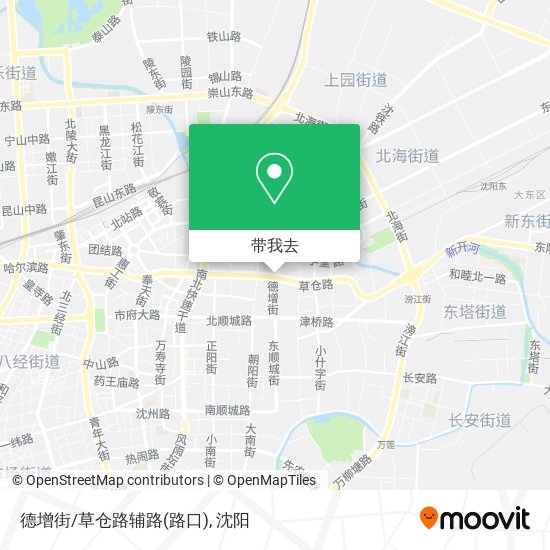 德增街/草仓路辅路(路口)地图