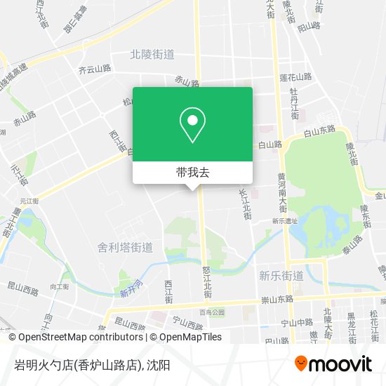 岩明火勺店(香炉山路店)地图