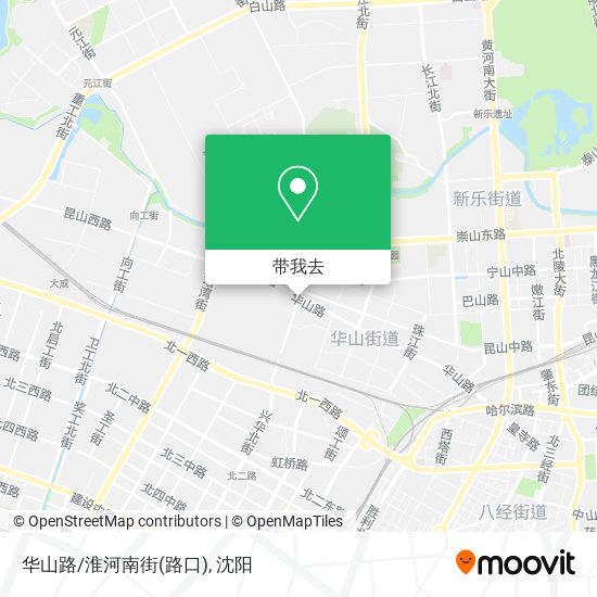 华山路/淮河南街(路口)地图