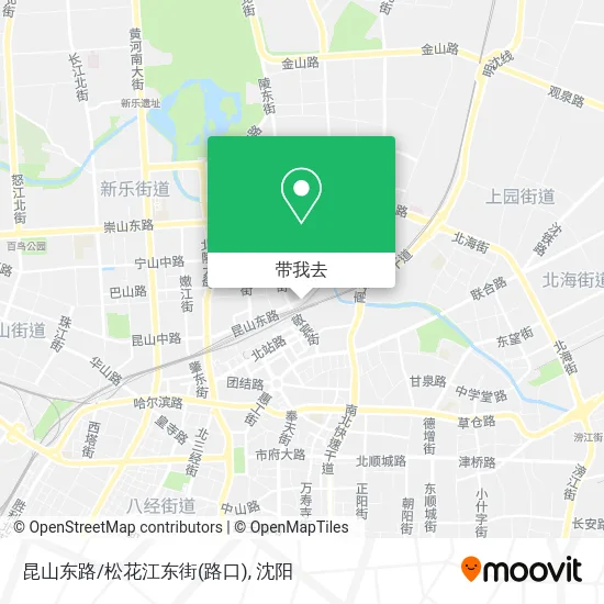 昆山东路/松花江东街(路口)地图