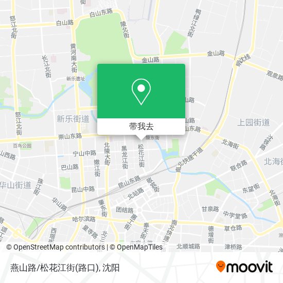 燕山路/松花江街(路口)地图