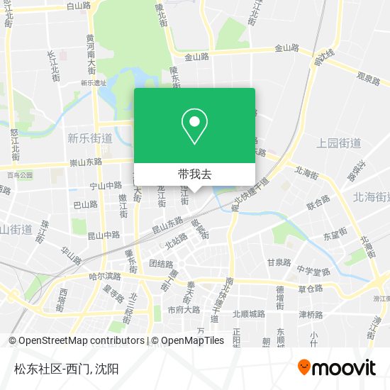 松东社区-西门地图