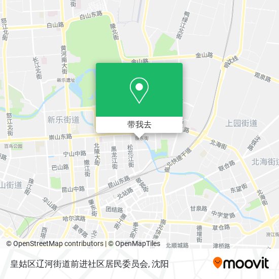 皇姑区辽河街道前进社区居民委员会地图