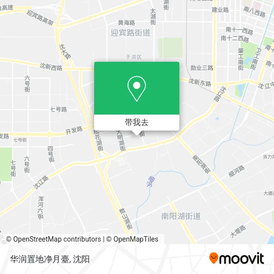 华润置地净月臺地图