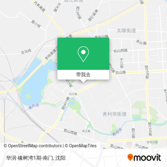 华润·橡树湾1期-南门地图