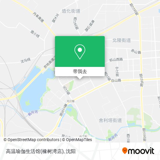 高温瑜伽生活馆(橡树湾店)地图