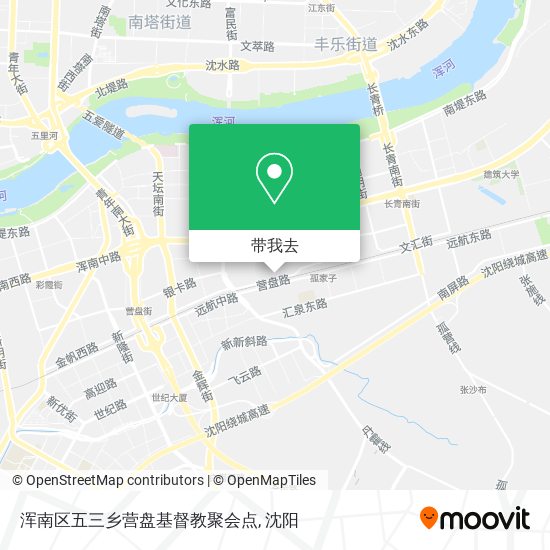 浑南区五三乡营盘基督教聚会点地图