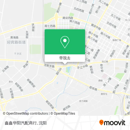 鑫鑫华阳汽配商行地图