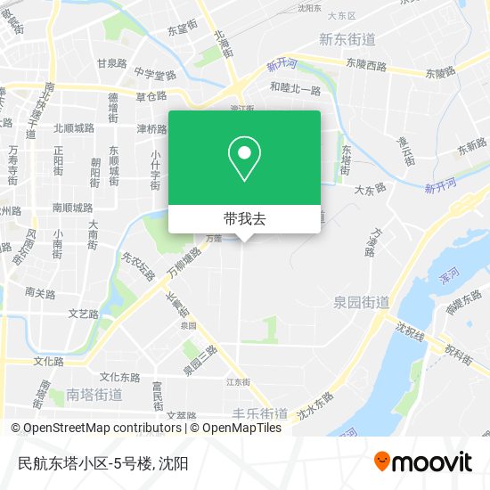 民航东塔小区-5号楼地图