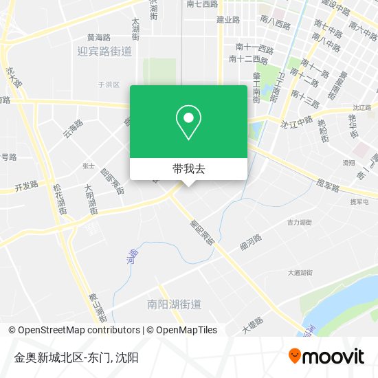 金奥新城北区-东门地图