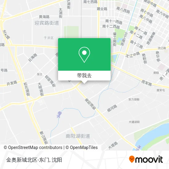 金奥新城北区-东门地图