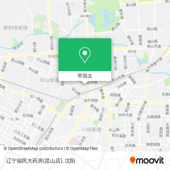 辽宁福民大药房(昆山店)地图