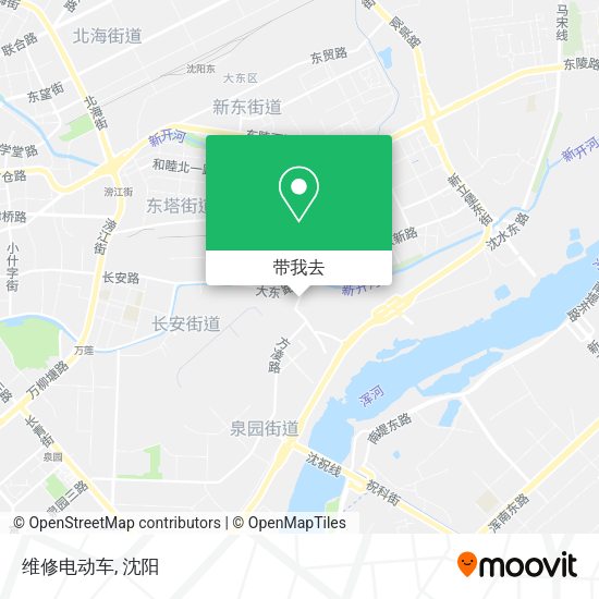 维修电动车地图