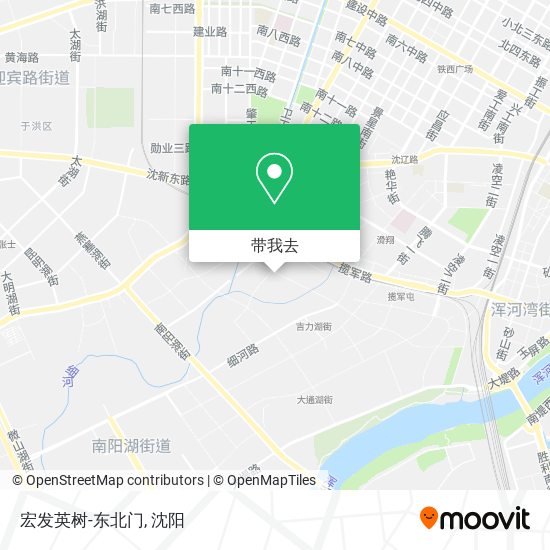 宏发英树-东北门地图
