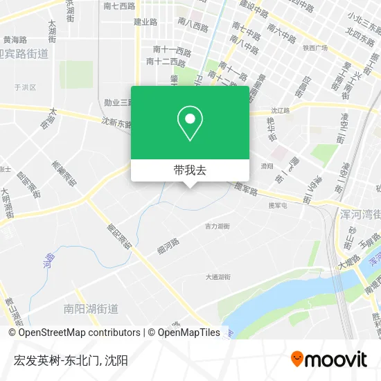 宏发英树-东北门地图