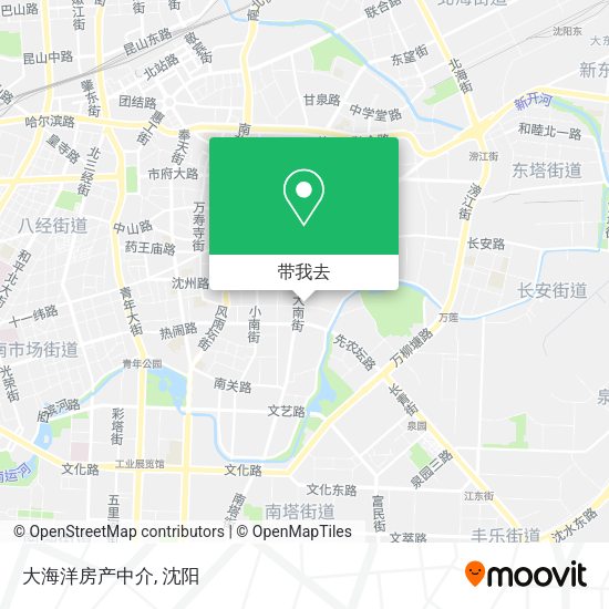 大海洋房产中介地图