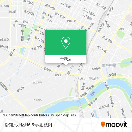 滑翔六小区H6-5号楼地图