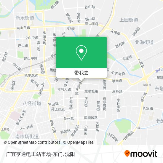 广宜亨通电工站市场-东门地图