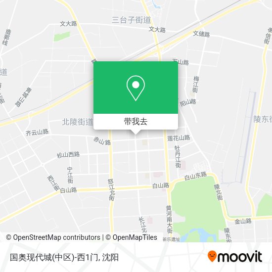 国奥现代城(中区)-西1门地图