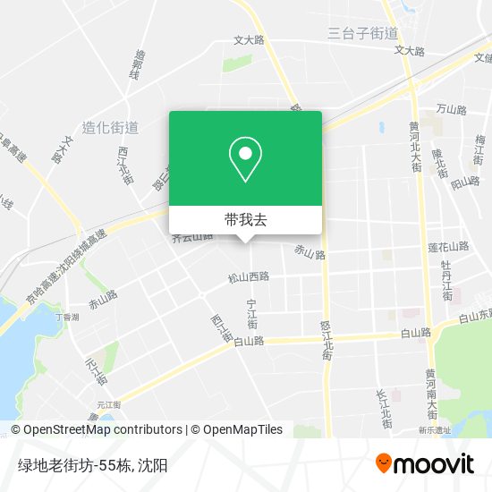绿地老街坊-55栋地图