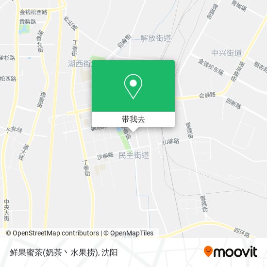 鲜果蜜茶(奶茶丶水果捞)地图