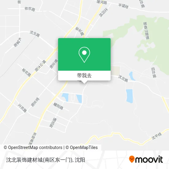 沈北装饰建材城(南区东一门)地图