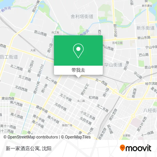 新一家酒店公寓地图