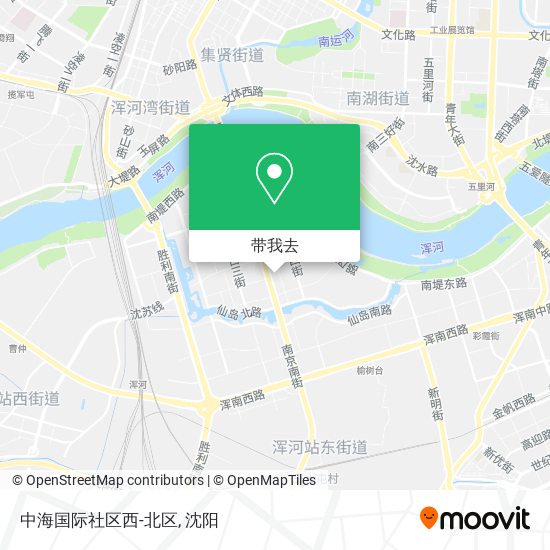 中海国际社区西-北区地图