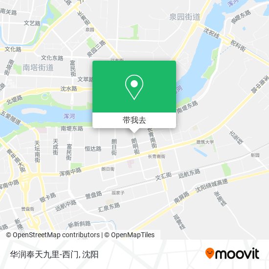 华润奉天九里-西门地图