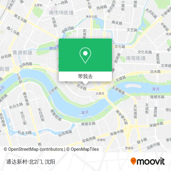 通达新村-北2门地图