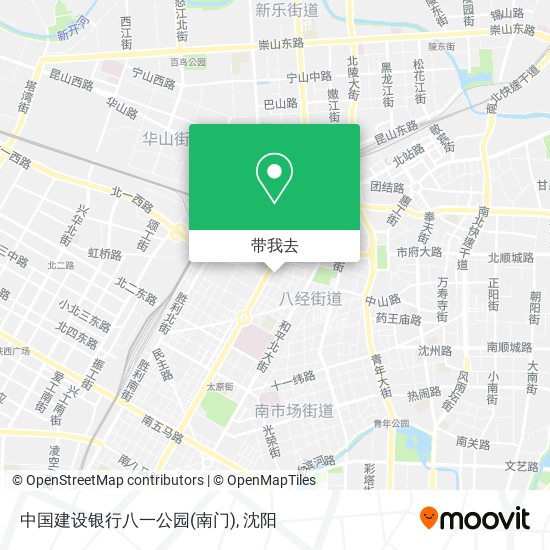 中国建设银行八一公园(南门)地图