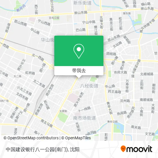 中国建设银行八一公园(南门)地图
