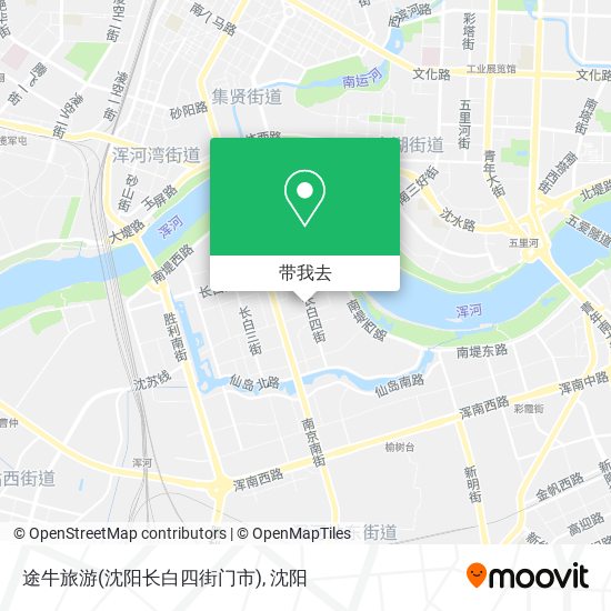 途牛旅游(沈阳长白四街门市)地图