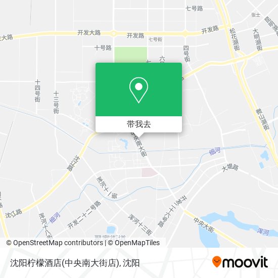 沈阳柠檬酒店(中央南大街店)地图