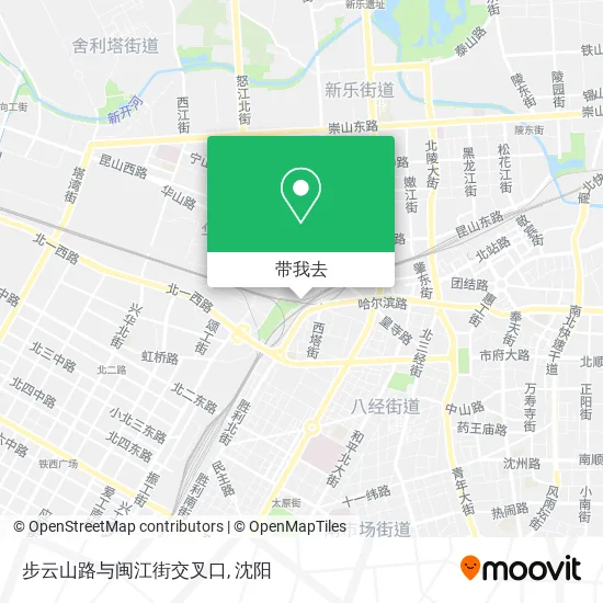 步云山路与闽江街交叉口地图