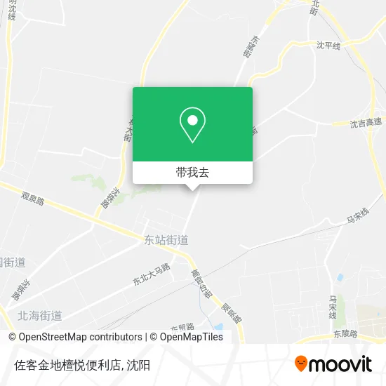 佐客金地檀悦便利店地图