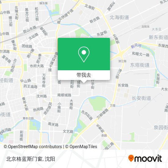 北京格蓝斯门窗地图