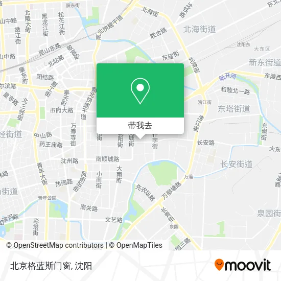 北京格蓝斯门窗地图