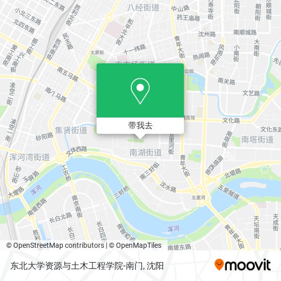 东北大学资源与土木工程学院-南门地图