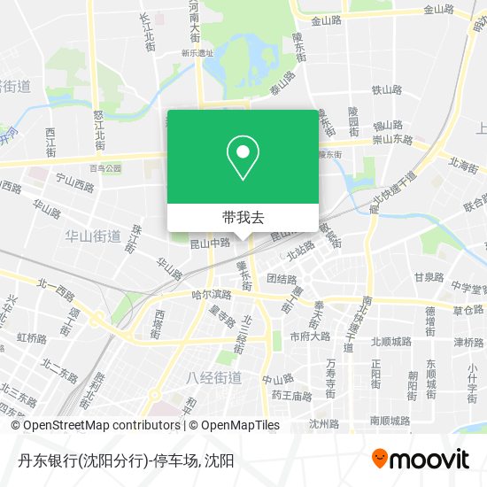 丹东银行(沈阳分行)-停车场地图
