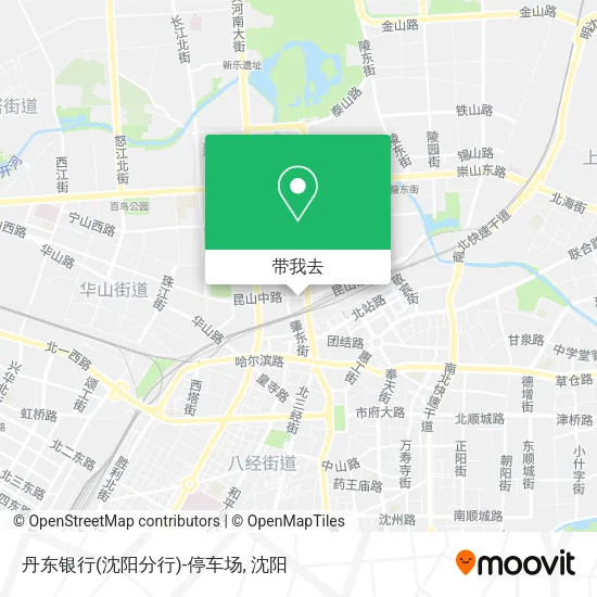 丹东银行(沈阳分行)-停车场地图